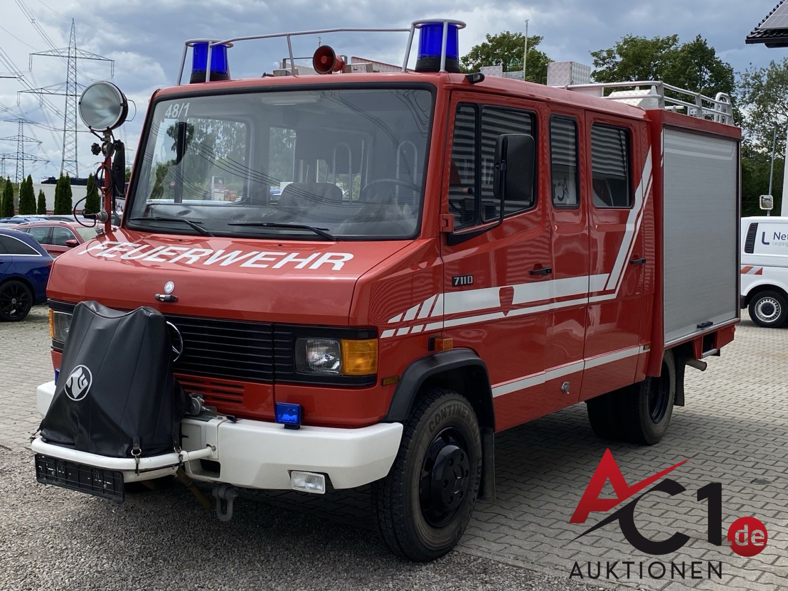 MB Vario 711 D So. KFZ Löschfahrzeug TSF mit Vorbaupumpe FP 8/8 Aufbau Ziegler